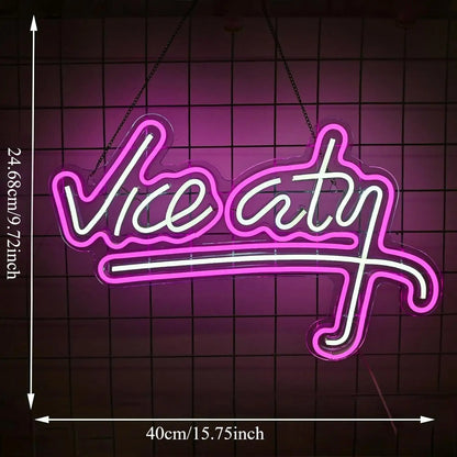 Vice City Neon Sign
